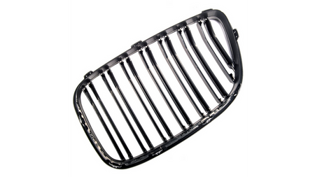 Grill sportowy podwójne żeberka Matt Black BMW 5 F07 2013-2017