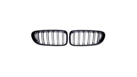 Grill sportowy podwójne żeberka Matt Black BMW 6 F13 F12 F06 2011-2018