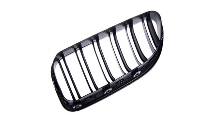 Grill sportowy podwójne żeberka Matt Black BMW 6 F13 F12 F06 2011-2018