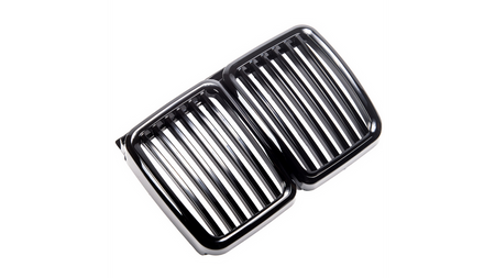 Grill sportowy pojedyncze żeberka Gloss Black BMW 3 E30 1987-1994