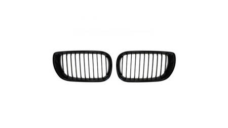 Grill sportowy pojedyncze żeberka Gloss Black BMW 3 E46 Compact Facelift 2001-2005