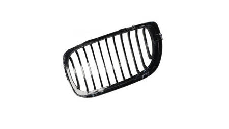 Grill sportowy pojedyncze żeberka Gloss Black BMW 3 E46 Compact Facelift 2001-2005