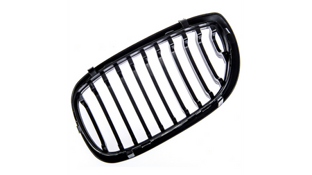 Grill sportowy pojedyncze żeberka Gloss Black BMW 3 E46 Facelift 2003-2006