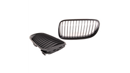 Grill sportowy pojedyncze żeberka Gloss Black BMW 3 E92 E93 Facelift 2010-2013