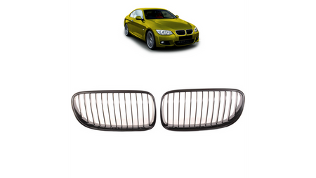 Grill sportowy pojedyncze żeberka Gloss Black BMW 3 E92 E93 Facelift 2010-2013