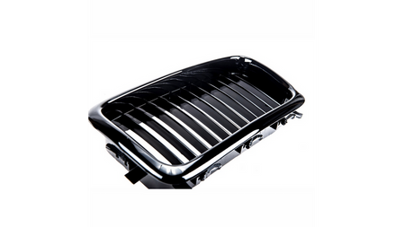 Grill sportowy pojedyncze żeberka Gloss Black BMW 7 E38 przed liftem 1994-1999