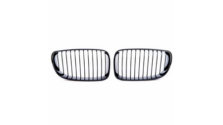 Grill sportowy pojedyncze żeberka Matt Black BMW 1 E81 E82 E87 E88 Facelift 2007-2011