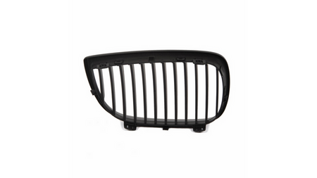 Grill sportowy pojedyncze żeberka Matt Black BMW 1 E81 E82 E87 E88 przed liftem 2004-2007