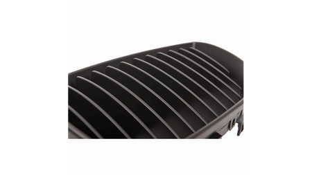 Grill sportowy pojedyncze żeberka Matt Black BMW 1 E81 E82 E87 E88 przed liftem 2004-2007