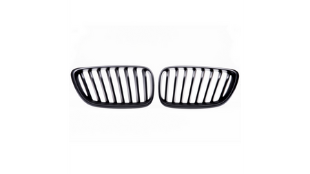 Grill sportowy pojedyncze żeberka Matt Black BMW 2 F22 F23 2013-2021