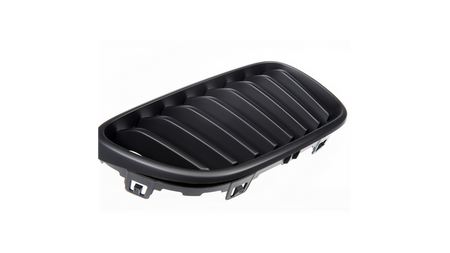 Grill sportowy pojedyncze żeberka Matt Black BMW 2 F22 F23 2013-2021