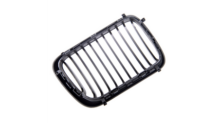 Grill sportowy pojedyncze żeberka Matt Black BMW 3 E36 Compact Facelift 1996-1999