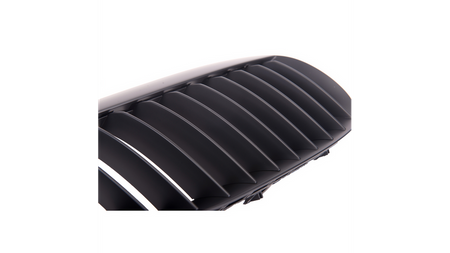 Grill sportowy pojedyncze żeberka Matt Black BMW 6 E63 E64 2003-2010