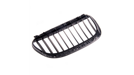 Grill sportowy pojedyncze żeberka Matt Black BMW 6 E63 E64 2003-2010