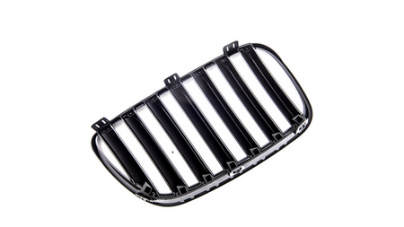 Grill sportowy pojedyncze żeberka Matt Black BMW X3 E83 Facelift 2006-2010