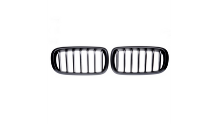 Grill sportowy pojedyncze żeberka Matt Black BMW X5 F15 F85 X6 F16 F86 2013-2018