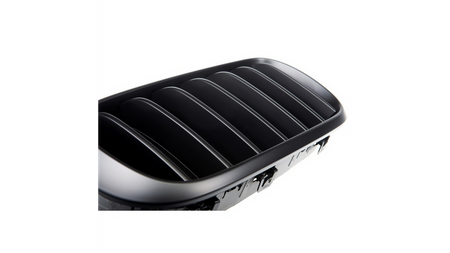 Grill sportowy pojedyncze żeberka Matt Black BMW X5 F15 F85 X6 F16 F86 2013-2018