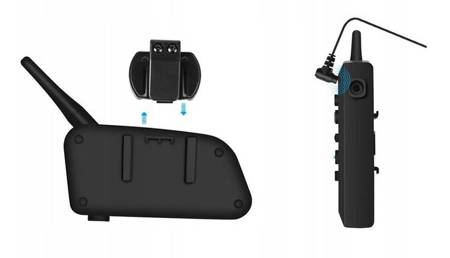 Interkom intercom motocyklowy ejeas v6 pro 1200m