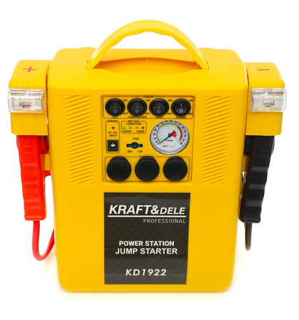 Jump starter 4W1 - urządzenie wielofunkcyjne - rozruch, kompresor, latarka KD1922