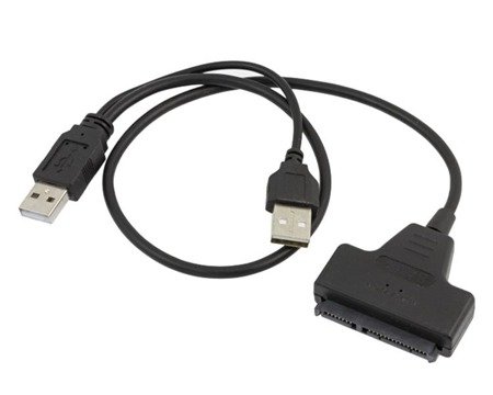 Kabel adapter ssd hdd dvd sata - usb 2.0