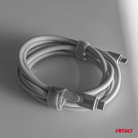 Kabel do ładowania USB-C USB-C 60W 100cm FullLINK transmisja danych AMIO-04291