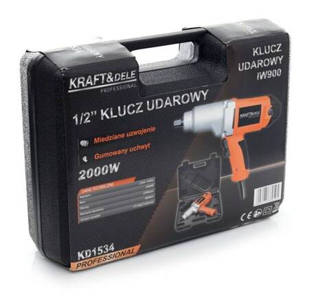 Klucz udarowy 2000W 800Nm KD1534