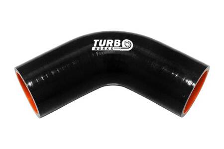 Kolanko 67st TurboWorks Pro Black 25mm