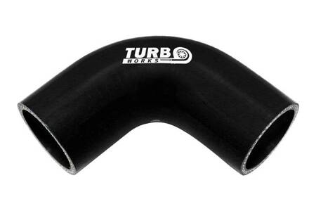 Kolanko 90st TurboWorks Black 63mm