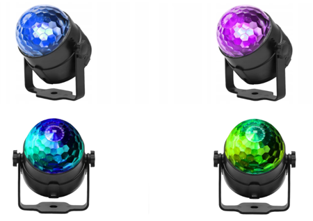 Kula Dyskotekowa Led Ball Disco Laser Rgb + Pilot