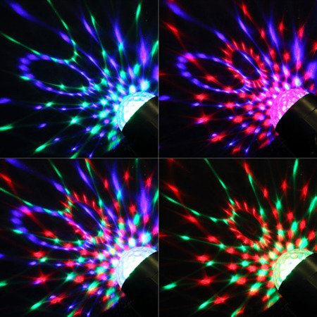 Kula Dyskotekowa Led Ball Disco Laser Rgb + Pilot