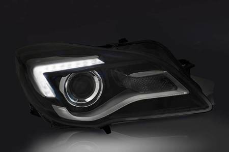 LAMPY PRZEDNIE OPEL INSIGNIA 13-17 BLACK LED