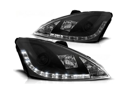 LAMPY REFLEKTORY FORD FOCUS 01-04 BLACK DAYLIGHT