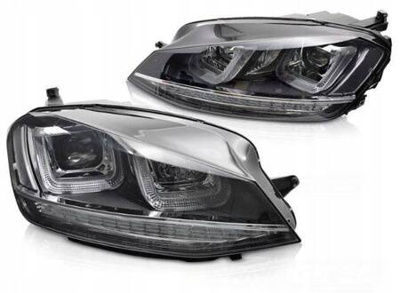 LAMPY REFLEKTORY RINGI LED do VW GOLF 7 VII 13-17