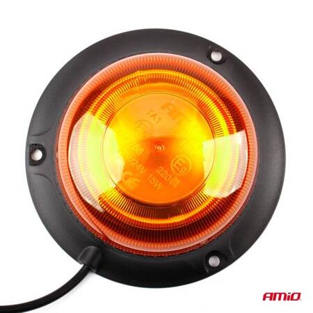 Lampa ostrzegawcza mini kogut 18 LED śruby R65 R10 12-24V W213b AMIO-02926