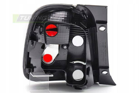 Lampa prawa klosz tyc red white do Fiat 500 07-15