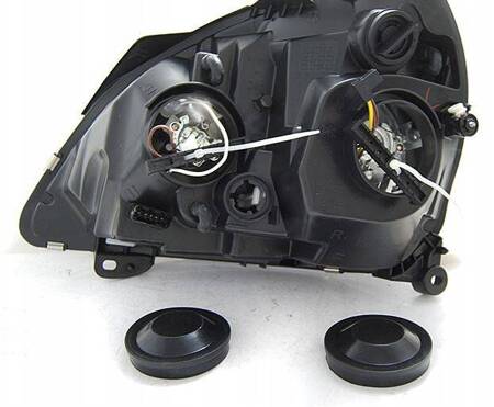 Lampa przednia prawa black renault clio 01-09.05