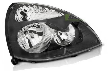 Lampa przednia prawa black renault clio 01-09.05