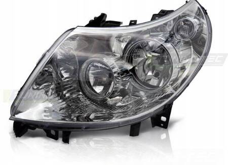 Lampa reflektor Fiat Ducato Boxer Jumper 06-10 tyc chrom lewa