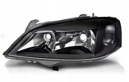 Lampa reflektor lewa black do Opel Astra G 97-04