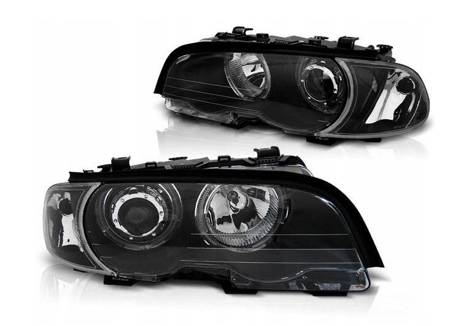 Lampy BMW E46 99-03 COUPE CABRIO RINGI BLACK LED