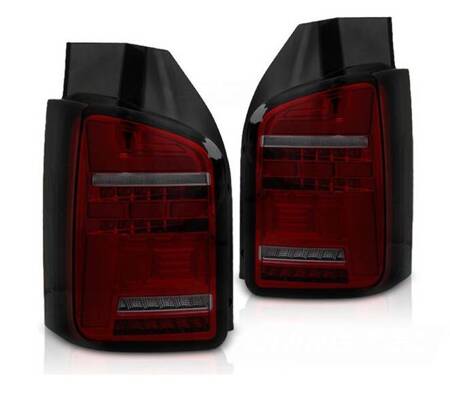 Lampy Diodowe full led red smoke do VW T5 10-15