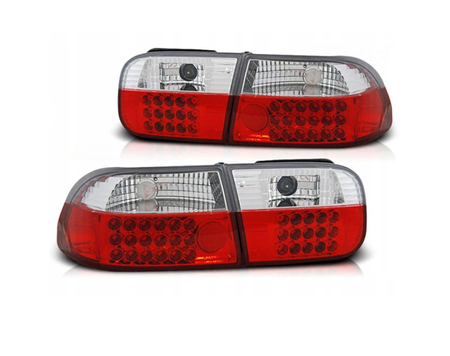 Lampy Diody Honda Civic 91-95 2d/4d Red White Led