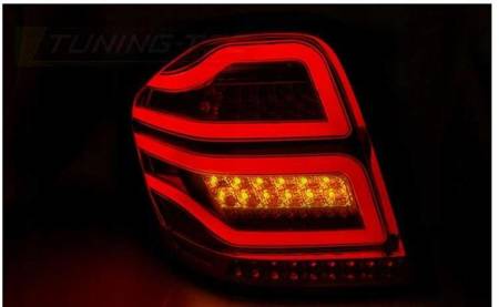 Lampy Mercedes M-klasa w164 05-08 red smoke led