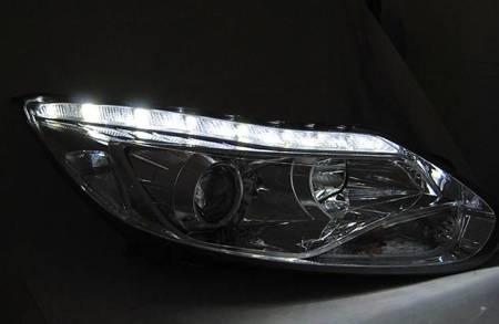 Lampy Przednie nowe  FORD FOCUS MK3 11- 10.14 LED CHROME