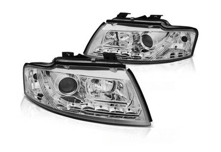 Lampy Reflektory Audi A4 B6 Cabrio 02-06 Chrome