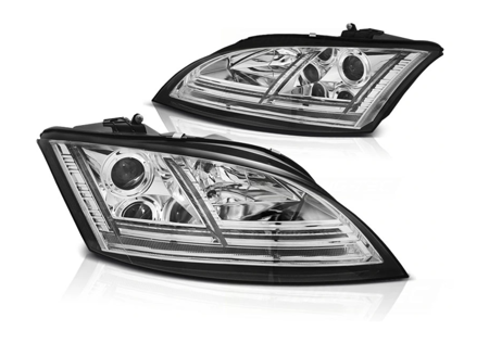 Lampy Reflektory Audi Tt 06-10 8j Chrome Led Dts