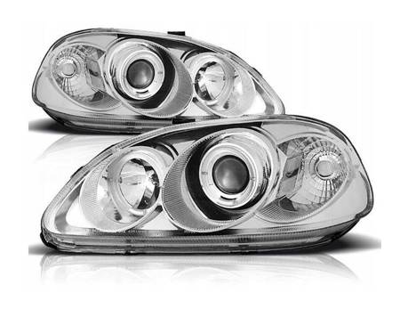 Lampy Reflektory Honda Civic 6 95-99 Ringi Chrome