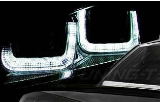 Lampy Reflektory Vw Golf Vii 7 12-17 Black Led Drl