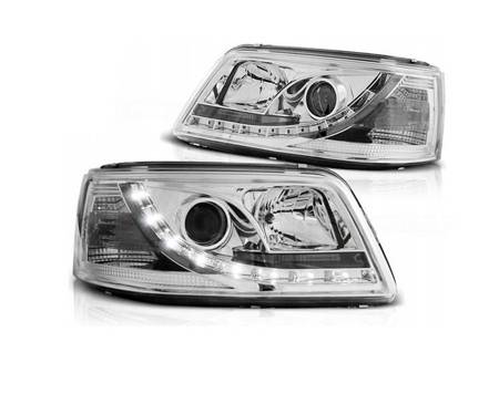 Lampy Reflektory Vw T5 03-09 Daylight Chrome