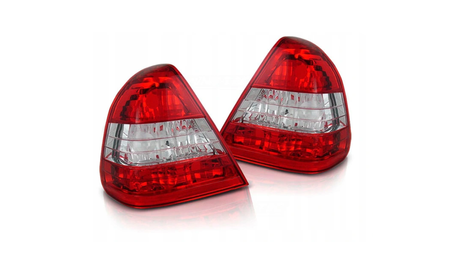 Lampy Tylne Mercedes W202 C-klasa 93-00 Red White